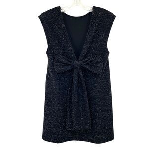 H&M Black Glitter Mini Dress